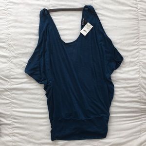 Express open back blouse